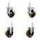 Service Caster 4 Inch High Temp Phenolic Wheel Swivel 3/4 Inch Square Stem Caster Brakes, 2PK SCC-SQ20S414-PHSHT-TLB-34-2-S-2 - alternate 1